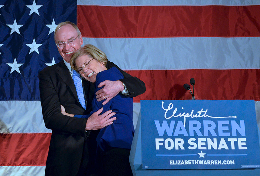 Elizabeth and her husband, Bruce Mann